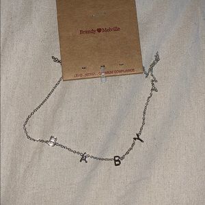 Brandy Melville « baby » silver necklace
